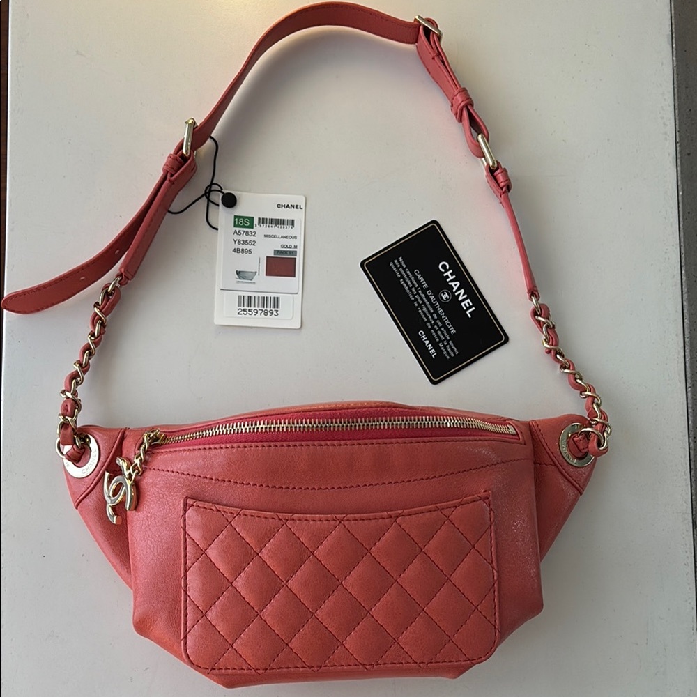 Chanel Red Quilted Women's Bag